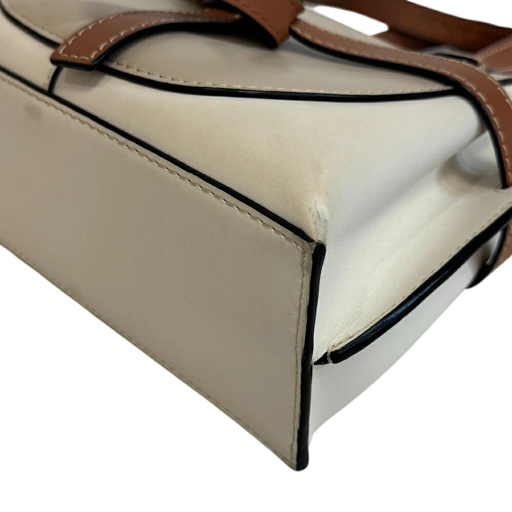 Loewe calfskin Gray Top bag Handle Shoulder Gate